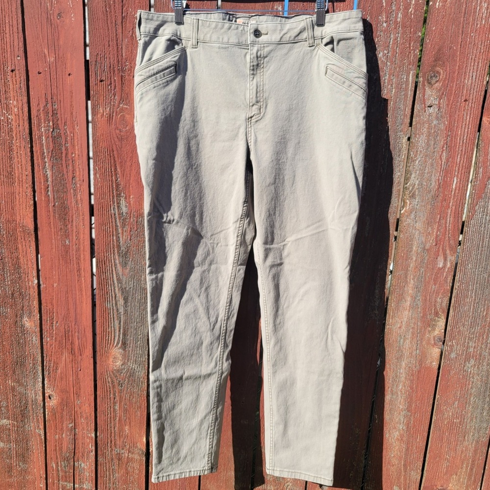 5.11 Tactical Avalon Pants Stone Grey Women 16 Regular Stretch Utility